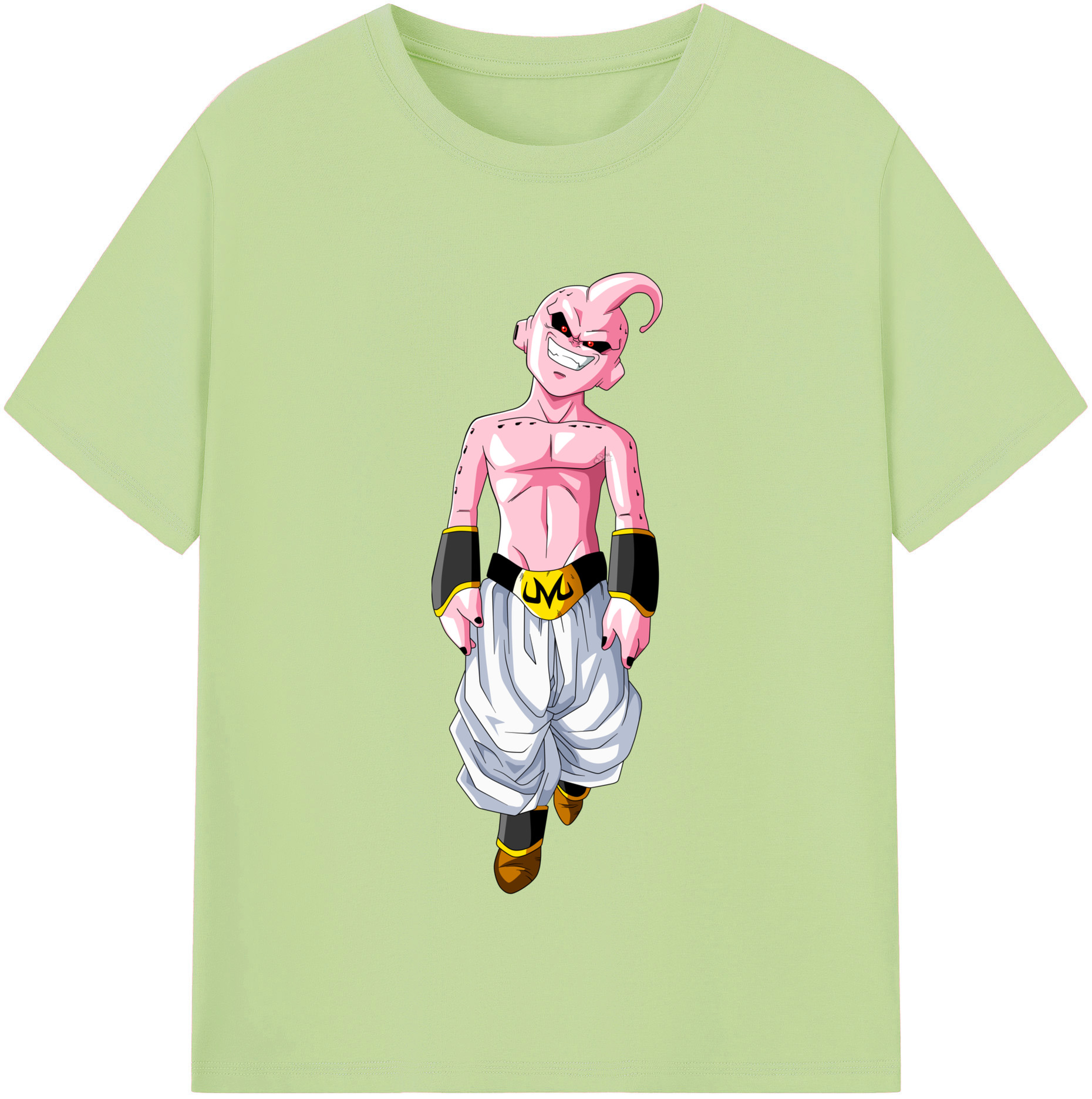（画像用） ドラゴンボール 魔人ブウ DRAGON BALL Majin Buu 綿100％半袖Tシャツ（フロントプリント）